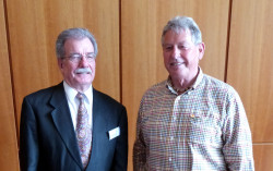 Dieter Laquai und Vorsitzender Reiner Ehret, 2012
