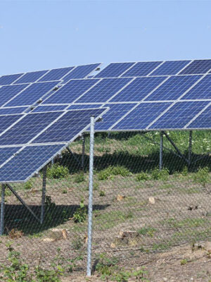 Solarenergie in der freien Landschaft