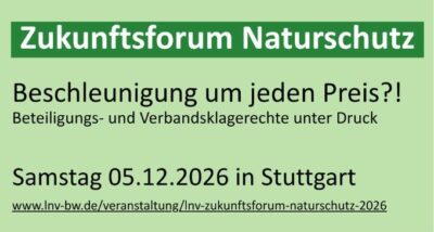 LNV-Zukunftsforum Naturschutz am 5.12.2026: